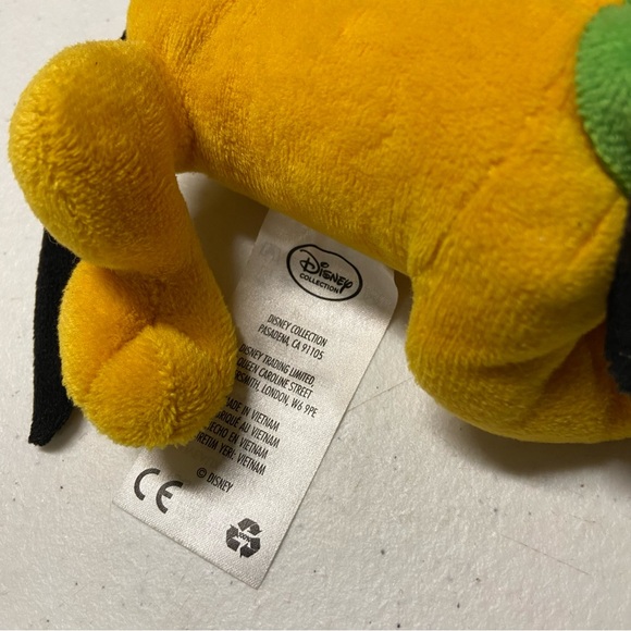 Disney Store Mickey Mouse Funhouse Pluto 8" Pray Plush Stuffed Little Dog Yellow - Picture 4 of 8